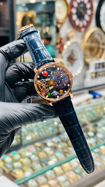 Hanboro original astronomia swiss movement sapphire glass 1 year warranty