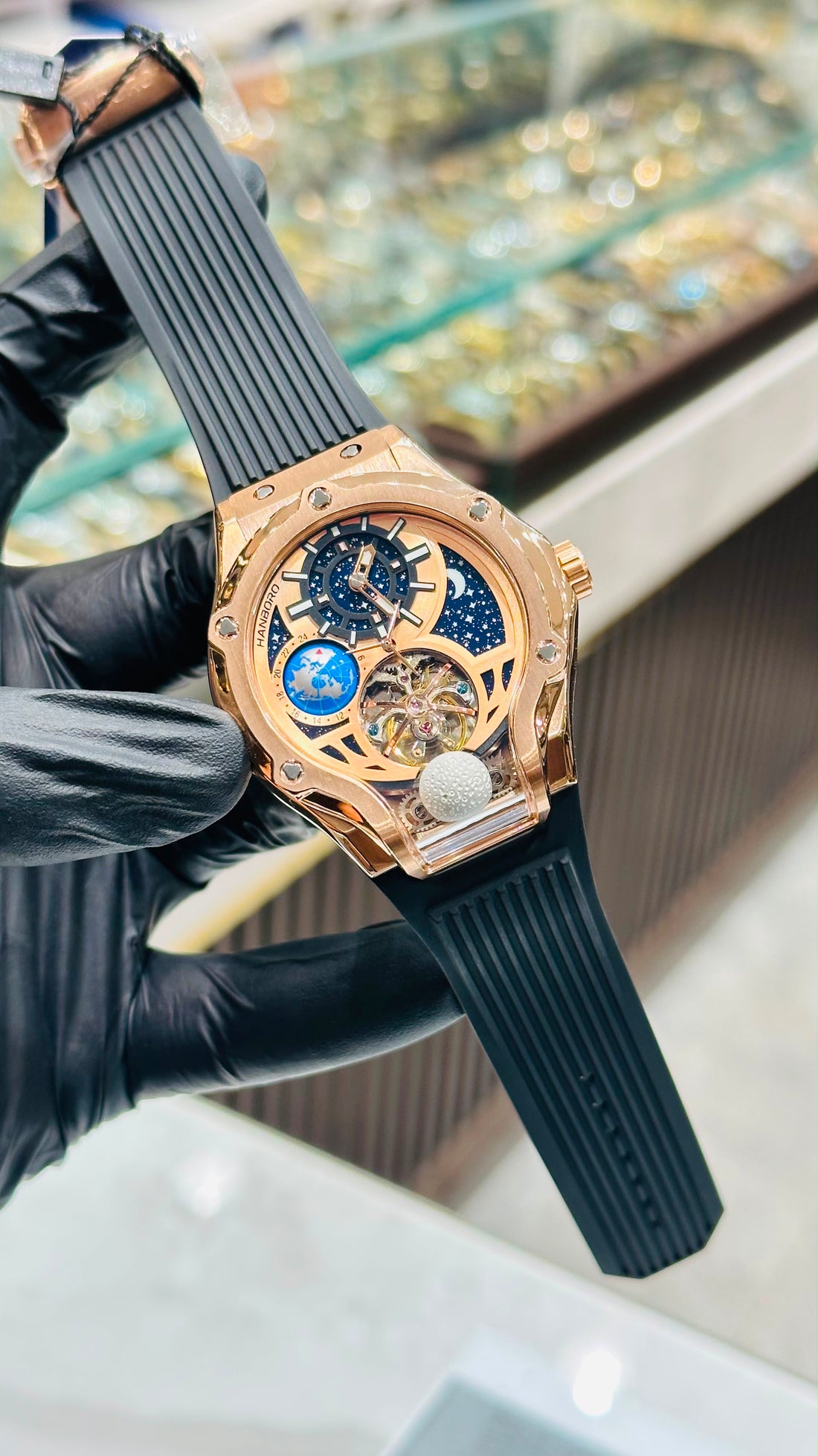 Hanboro Original 🌍 Swiss Movement Sapphire Glass 1 Year Warranty