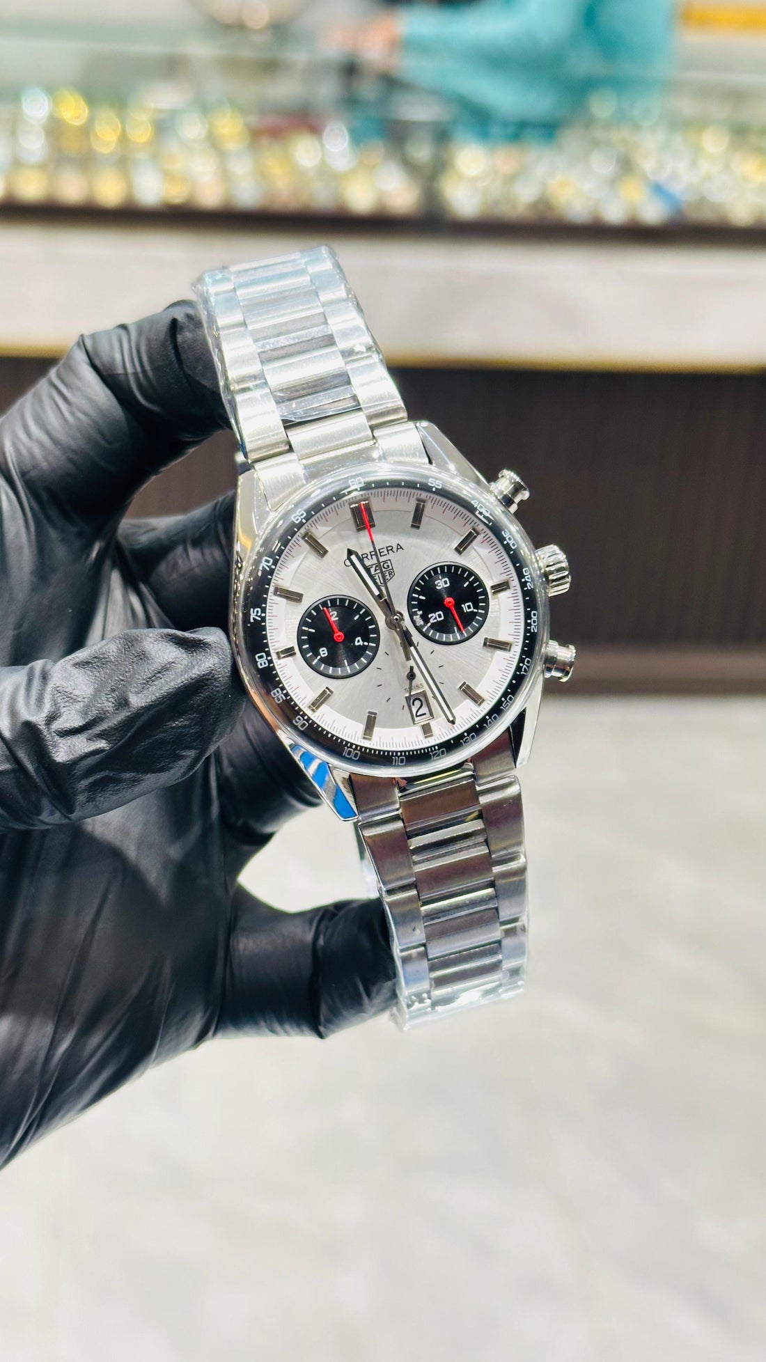 Tag Heuer Cronograph Master Quality Japan Movement 1 Year Warranty Sapphire Glass