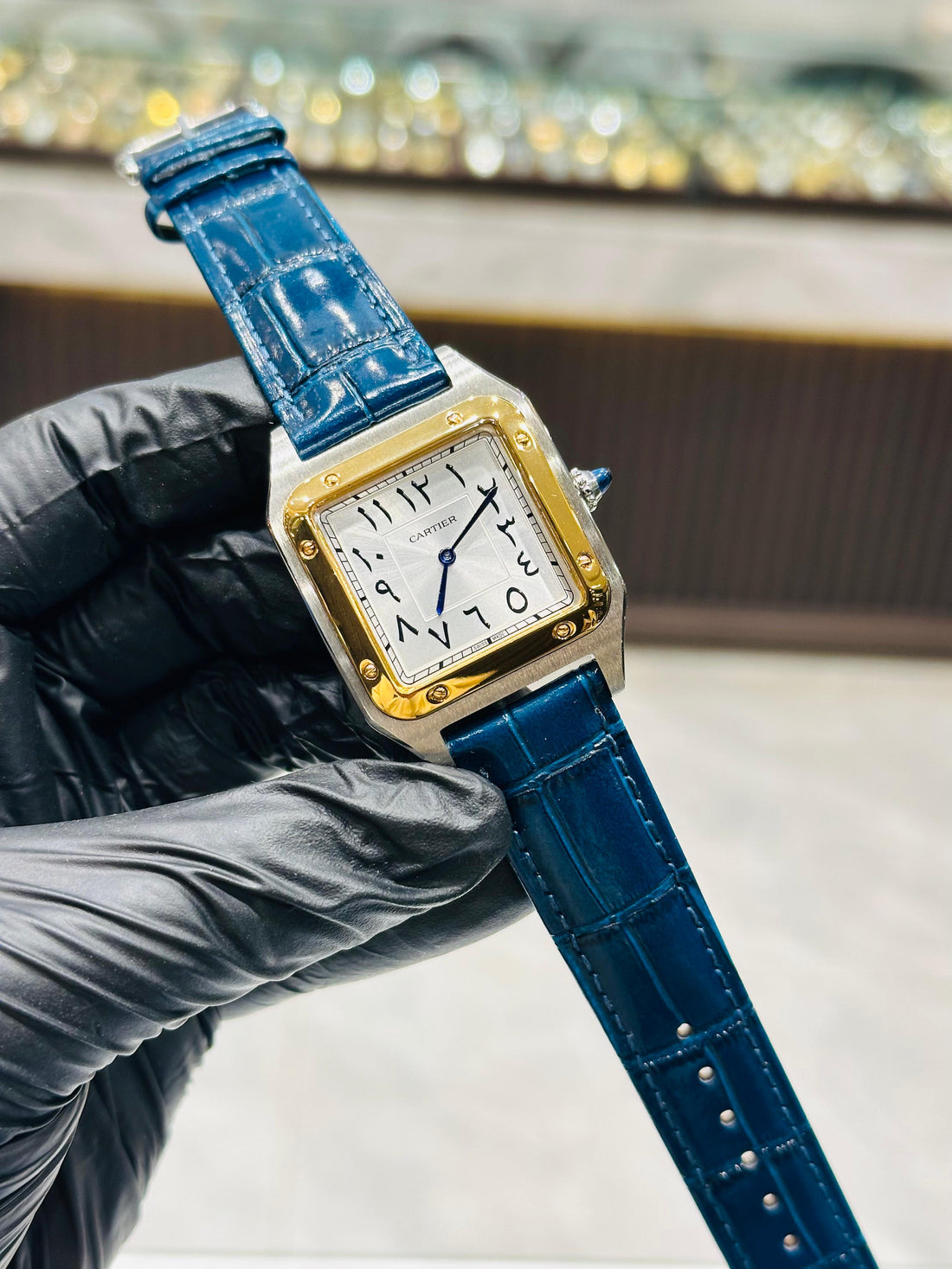 Cartier Santos Master Japan Movement Sapphire Glass 1 Year Warranty