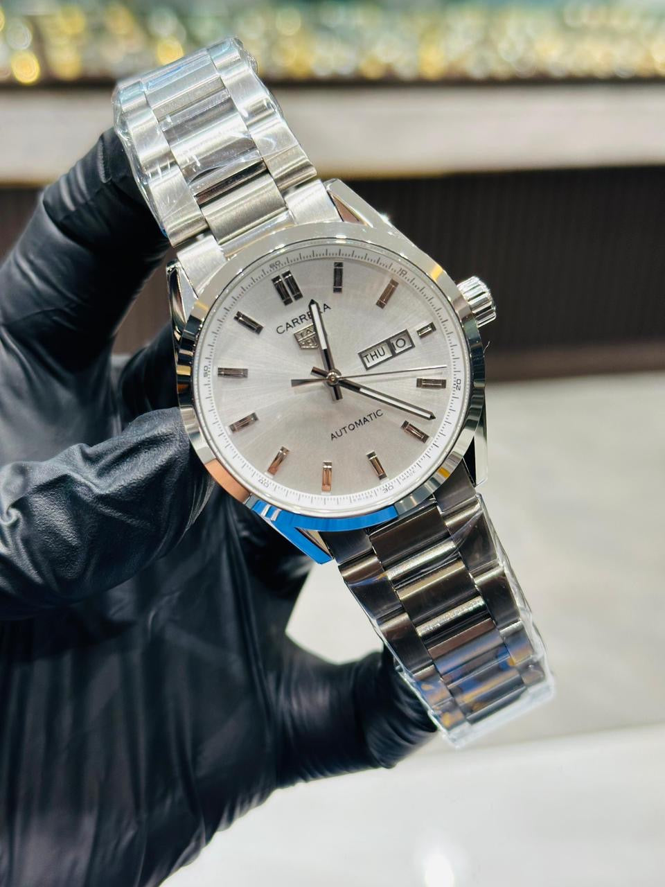 TAG HEUER CALIBRE 5 Master Grade Quality Automatic Sapphire Glass 1 Year Warranty Stainless Steel