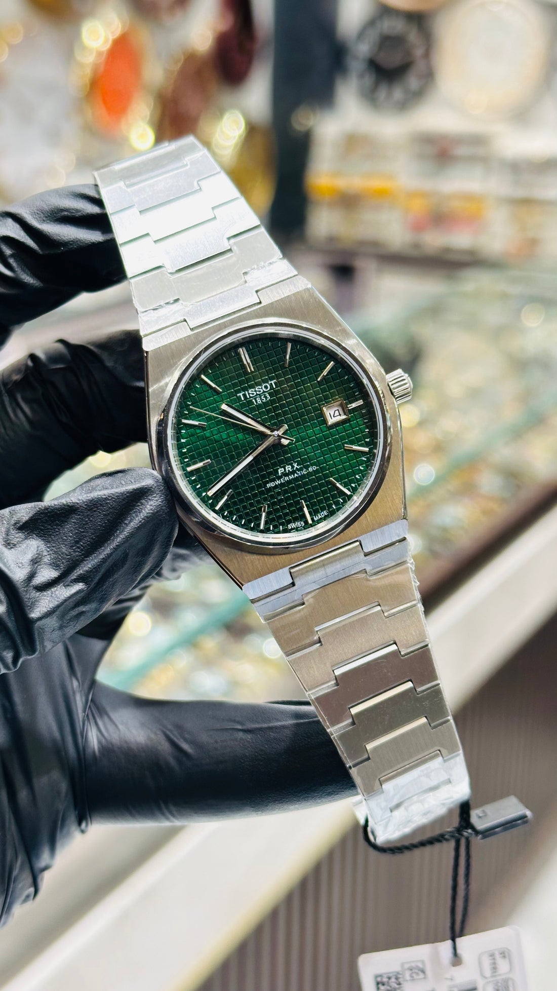 Tissot Prx Silver Master Grade Automatic Sapphire Glass Stainless Steel 1 Year Warranty