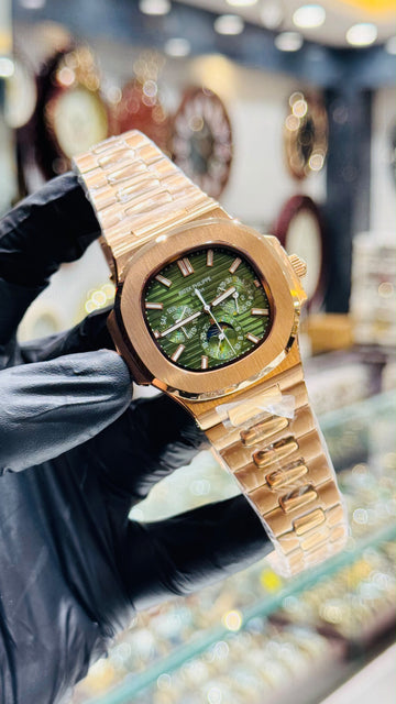 Patek Philippe Nautilus Perpetual Calendar Automatic Master Grade Sapphire Glass 1 Year Warranty