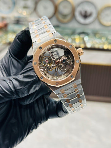 A.P Skeleton Supar Clone Swiss Movement Sapphire Glass 1 Year Warranty