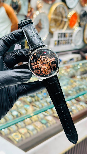 Hanboro original astronomia swiss movement sapphire glass 1 year warranty