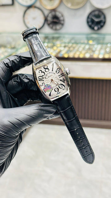 F.M Crazy Hours Supar clone Swiss Movement Sapphire Glass 1 Year Warranty