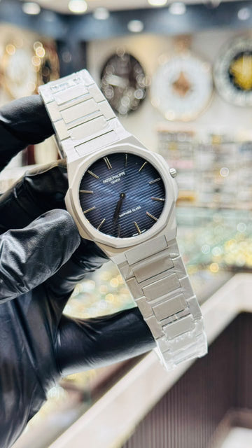 Patek Philippe New Edition Matte Steel Master Grade Japan Movement Sapphire Glass 1 Year Warranty