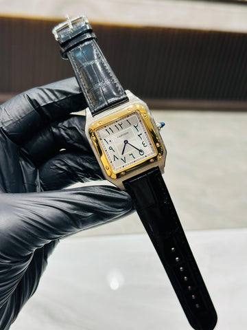 Cartier Santos Master Japan Movement Sapphire Glass 1 Year Warranty