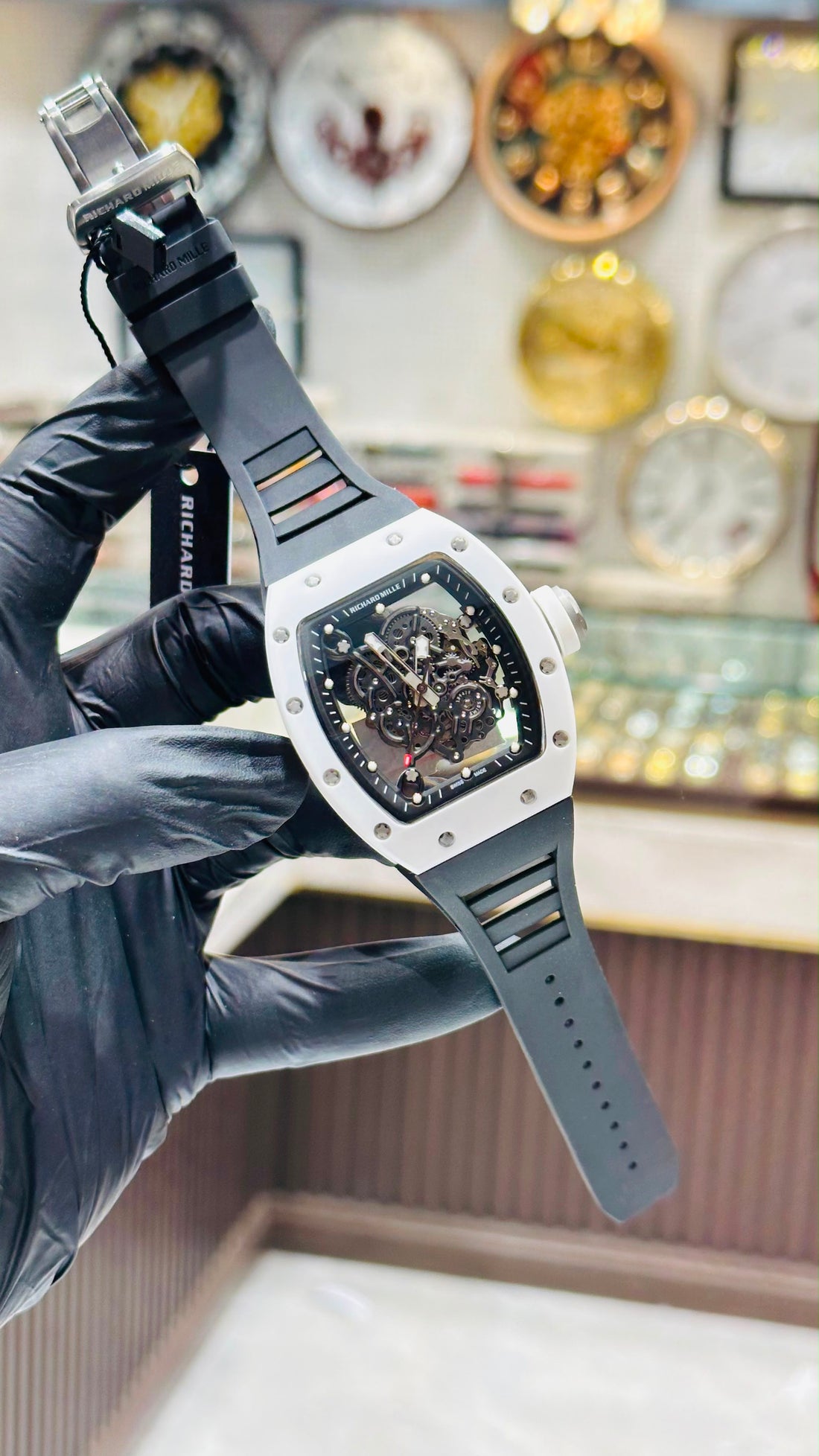 Richard Mille 055 Supar Clone Swiss Grade Sapphire Glass 1 Year Warranty
