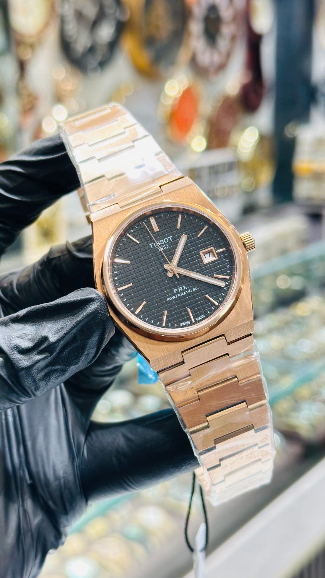 Tissot Prx Rose Gold Master Grade Automatic Sapphire Glass Stainless Steel 1 Year Warranty